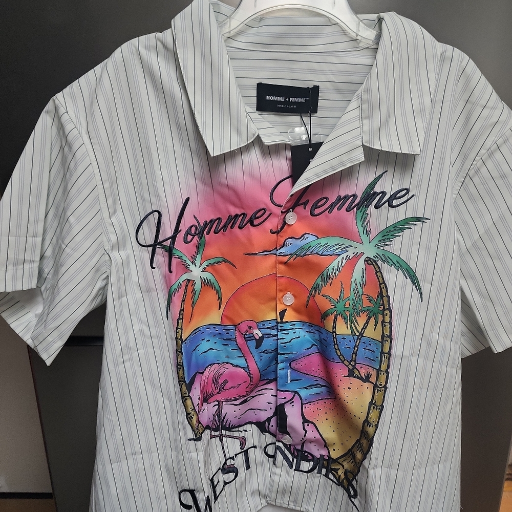 Homme Femme XXL Button Down